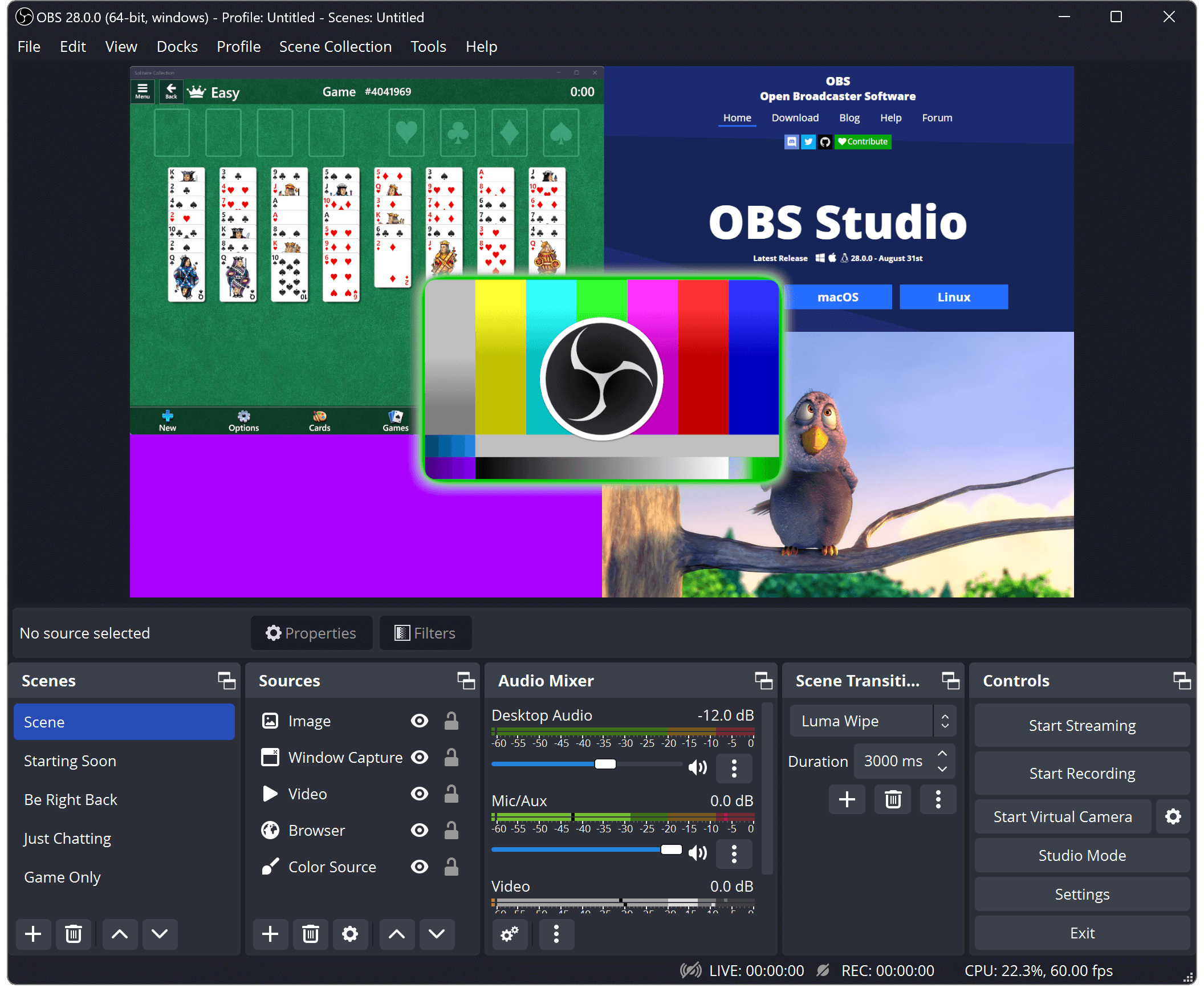 iCam Max支援OBS Studio免費影音串流直播工具